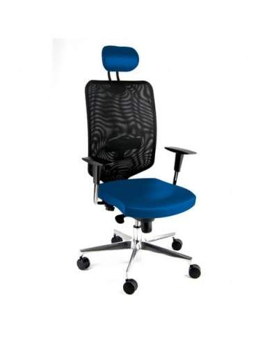 Seduta Semidirezionale Ergonomica Unisit Schienale in rete con supporto lombare blu - NWNAP/F11 UNISIT - 1