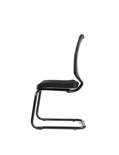 Sedia interlocutore Semidirezionale Ergonomica Unisit Schienale in rete nero - NWNS/PN UNISIT - 1