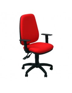 Sedia operativa girevole Unisit Teti TETE Eco Smart - rivestimento ignifugo rosso - con braccioli - TETE/IR UNISIT - 1