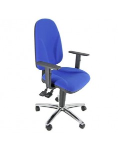 Sedia operativa girevole Unisit Team TMSYC Eco smart - schiuma sagomata - rivestimento fili di luce blu TMSYC/F11 UNISIT - 1