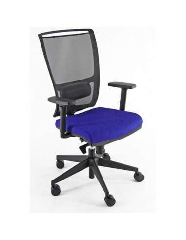 Sedia girevole Semidirezionale Ergonomica Unisit Schienale in rete blu - ZOEA/BR/IB UNISIT - 1