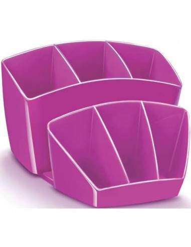 Portaoggetti CEP Gloss rosa 14.3 x 15.8 H 9.3 cm 1005800371 CEP - 1