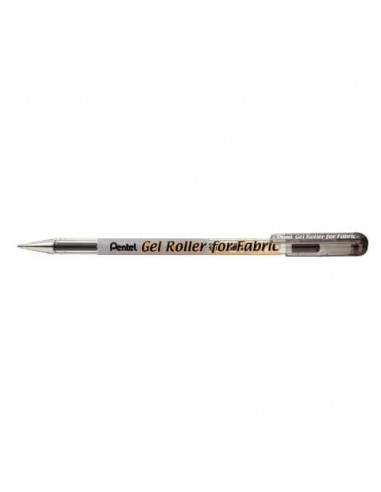 Roller gel Pentel permanente per tessuti 1 mm nero BN15-AO Pentel - 1