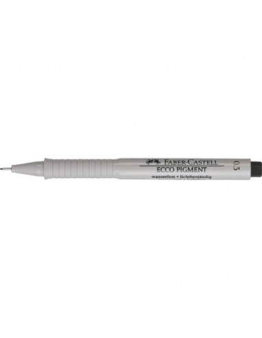 Penna punta in fibra Faber-Castell Ecco Pigment 0,3 mm 166399 Faber Castell - 1