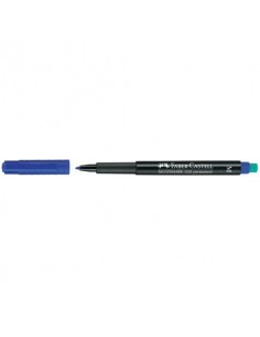 Marcatore permanente Faber-Castell Multimark 1525 M 1 mm blu 152551 Faber Castell - 1