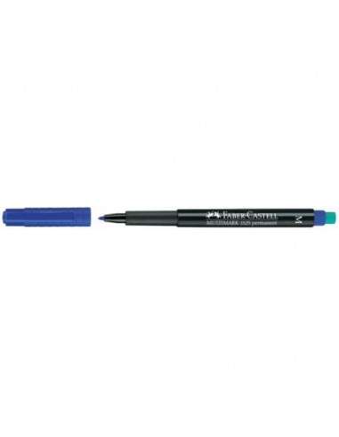 Marcatore permanente Faber-Castell Multimark 1525 M 1 mm blu 152551 Faber Castell - 1