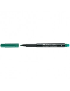 Marcatore permanente Faber-Castell Multimark 1525 M 1 mm verde 152563 Faber Castell - 1