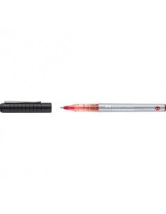 Roller ad inchiostro liquido Faber-Castell 0,5 mm rosso 348503  - 1