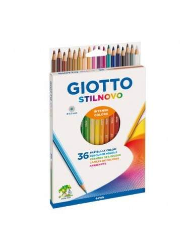 Matite colorate GIOTTO Stilnovo assortiti Astuccio da 36 - 25670000 Giotto - 1