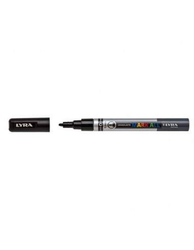 Marcatore a tempera LYRA Graduate Mark All punta tonda 1 mm nero L6810099 Lyra - 1