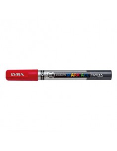 Marcatore a tempera LYRA Graduate Mark All punta tonda 1 mm rosso L6810018 Lyra - 1