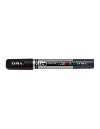 Marcatore a tempera LYRA Graduate Mark All punta tonda 2 mm nero L6820099 Lyra - 1