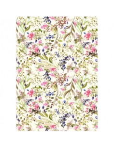 Carta da regalo Kartos Everyday 70x100 cm mod. Fiori Primaverili Conf. 10 fogli - 18881100B10 Lucart - 1