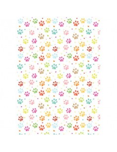 Carta da regalo Kartos Everyday 70x100 cm mod. Zampine Conf. 10 fogli - 18868100B10  - 1