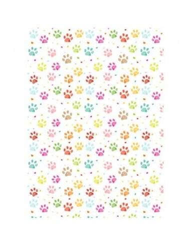 Carta da regalo Kartos Everyday 70x100 cm mod. Zampine Conf. 10 fogli - 18868100B10  - 1