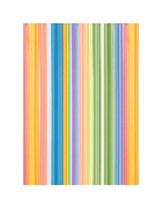 Carta da regalo Kartos Everyday 70x100 cm mod. Righe Colorate Conf. 10 fogli - 18867400B10  - 1