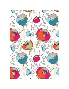 Carta da regalo Kartos Everyday Contemporary 70x100 cm mod. Flowers Conf. 10 fogli - 18873600B10  - 1