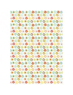 Carta da regalo Kartos Everyday Contemporary 70x100 cm mod. Fiorellini e Colori Conf. 10 fogli - 18872100B10  - 1