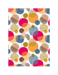 Carta da regalo Kartos Everyday Contemporary 70x100 cm mod. Bolle e Colori Conf. 10 fogli - 18873800B10  - 1