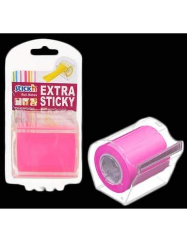 Dispenser nastro adesivo scrivibile Stick'n fucsia 50 mm x 10 m 1 rotolo incluso - 21693 Hama - 1