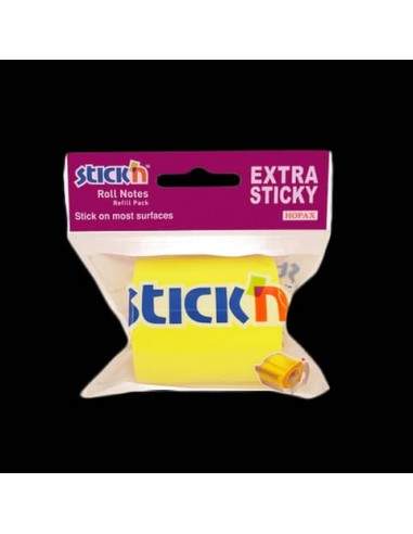 Ricarica nastro adesivo scrivibile Stick'n giallo fluo 50 mm x 10 m 21698 Hama - 1