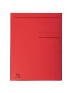 Cartelline a 3 lembi Forever® 24,5x35 cm rosso conf. 50 pezzi - 449003E Euro-cart - 1