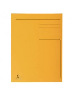 Cartelline a 3 lembi Forever® 24,5x35 cm arancio conf. 50 pezzi - 449009E Euro-cart - 1