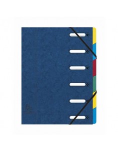 Classificatore Harmonika® 6 divisori - 24,5x32 cm blu 55062E  - 1