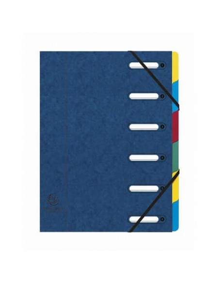 Classificatore Harmonika® 6 divisori - 24,5x32 cm blu 55062E  - 1