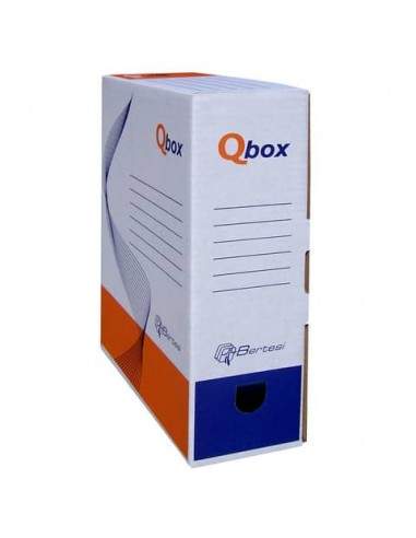 Scatola archivio in cartone QBOX 25x36 cm - dorso 10 cm bianco 8010.1600 Methodo - 1