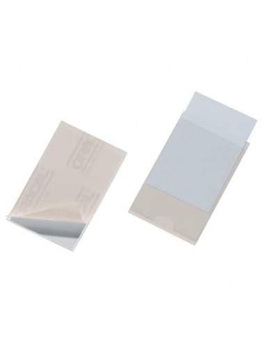 Portaetichette adesivi DURABLE POCKETFIX® 6,3x9,4 cm trasparente conf. 10 pezzi - 807919 Durable - 1