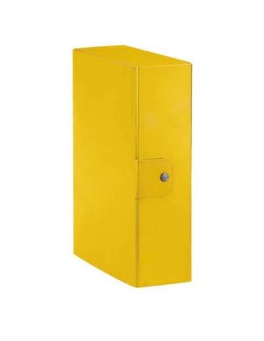 Cartella portaprogetti Esselte C90 DELSO ORDER dorso 10 cm presspan lucido giallo 25x35 cm  - 390390090 Esselte - 1