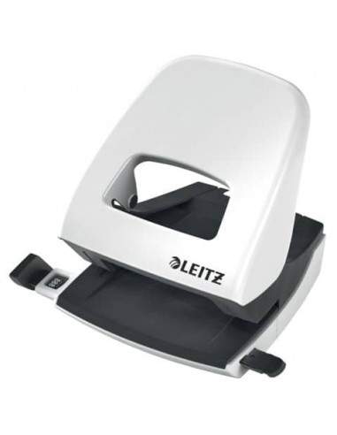 Perforatore 5008 2 fori - 30 fogli Leitz NeXXt Series bianco metallizzato 50081201 Leitz - 1