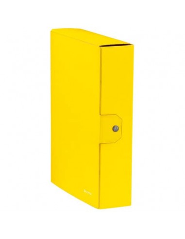 Scatola portaprogetti Leitz WOW in cartone - dorso 10 cm - formato 25x35 cm giallo metallizzato 39680016 Leitz - 1