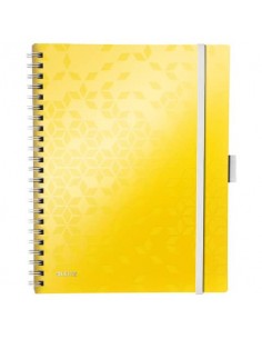 Blocchi spiralati Leitz WOW Be Mobile 80 ff. A4 Giallo metallizzato 46450116 Leitz - 1