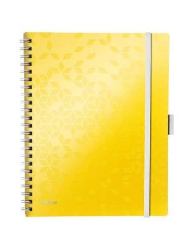 Blocchi spiralati Leitz WOW Be Mobile 80 ff. A4 Giallo metallizzato 46450116 Leitz - 1