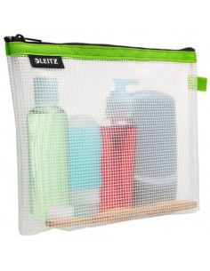 Busta per trasporto cosmetici Leitz 24x17x3 cm verde lime 40140054 Leitz - 1