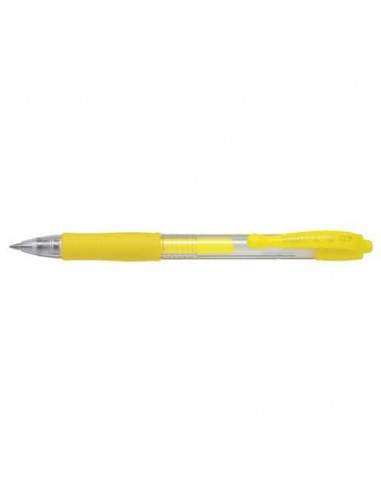 Penne gel a scatto Pilot G2 Neon punta media 0,7 mm giallo 1383 Pilot - 1