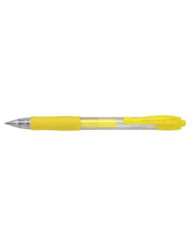 Penne gel a scatto Pilot G2 Neon punta media 0,7 mm giallo 1383 Pilot - 1