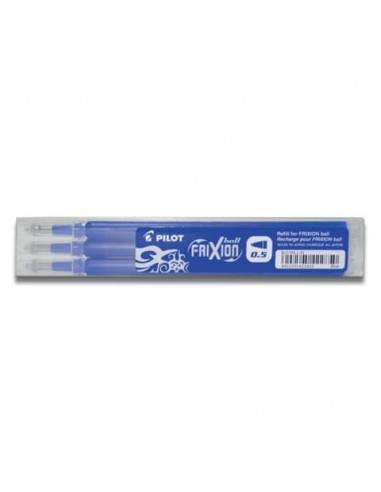 Refill sfera Pilot Frixion Ball 0,5 mm blu Set 3 pezzi -6571 Pilot - 1