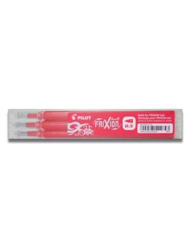 Refill sfera Pilot Frixion Ball 0,5 mm rosso Set 3 pezzi -6572 Pilot - 1