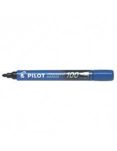 Marcatore permanente Pilot Permanent Marker 100 punta tonda 4,5 mm blu 2706 Pilot - 1