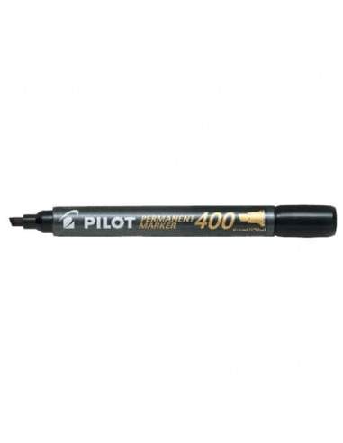 Marcatore permanente Pilot Permanent Marker 400 punta a scalpello 4,5 mm nero 2710 Pilot - 1