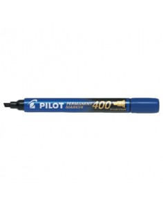Marcatore permanente Pilot Permanent Marker 400 punta a scalpello 4,5 mm blu 2711 Pilot - 1