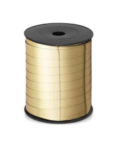 Nastro da regalo in rocchetto Brizzolari 10 mm x 250 mt oro opaco conf. 4 pezzi - B.3 Brizzolari - 1