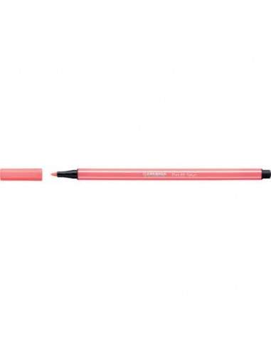 Pennarelli Stabilo Pen 68 1 mm  rosso fluo - 68/040 Stabilo - 1