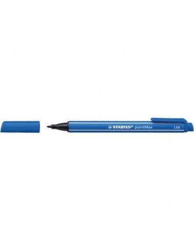 Fineliner Stabilo pointMax 0.8 mm blu oltremare - 488/32 Stabilo - 1