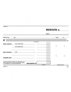 Blocco ricevute di condominio Flex 10x16,8 cm - 50x2 copie autoricalcanti 161370000  - 1
