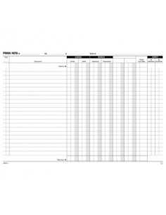 Blocco prima nota cassa flex 21,5x29,7 cm - 50x2 copie autoricalcanti 16804C000  - 1