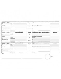 Registro carico-scarico rifiuti per detentori Data Ufficio - 100 copie A4 DU165820000  - 1